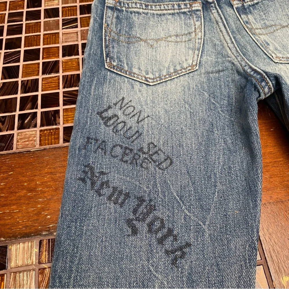 Ralph Lauren The Sullivan Slim Patch Graffiti Jeans